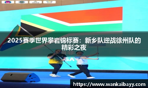 2025赛季世界攀岩锦标赛：新乡队迎战徐州队的精彩之夜